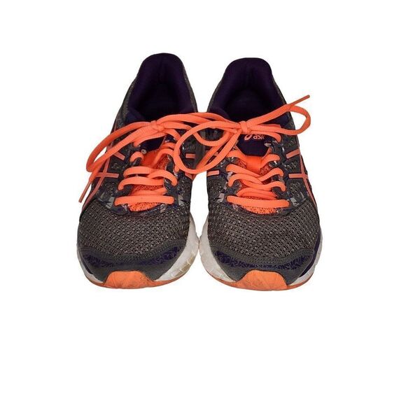 Asics Gel Excite 4 Women's Running Sneakers Size 6.5 Grey/Purple - Picture 2 of 8